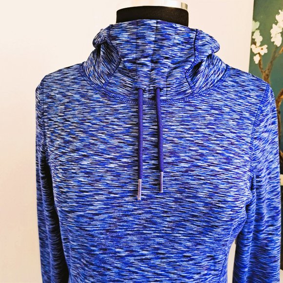 Layer 8 Women Activewear Tops Blue Print Color Size M Preowned Good Condition - Picture 8 of 9